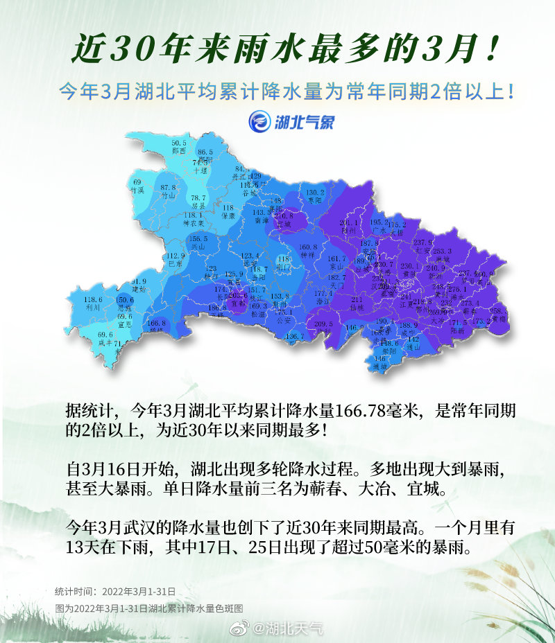 湖北雨水最新动态，降雨情况及影响分析