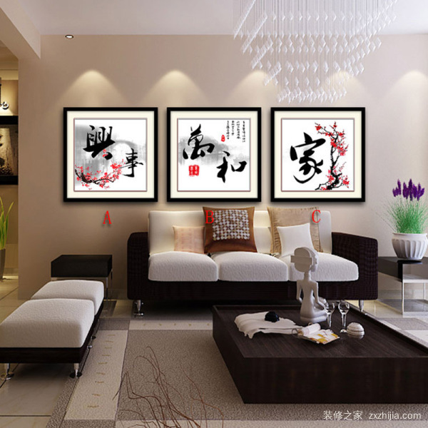 最新款沙发背景画，时尚与家居的完美融合