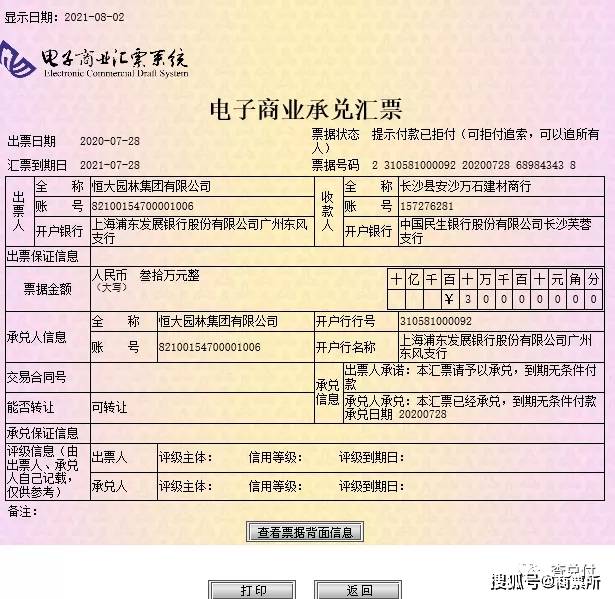 恒大商票最新规定解读与概述