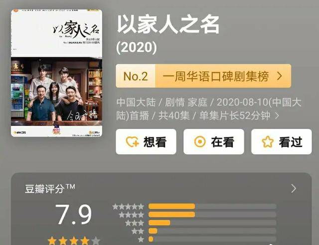 以家人之名豆瓣最新评分深度解读与探讨，家庭情感的真实写照与反思