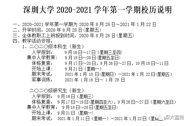 最新各省大学开学时间汇总