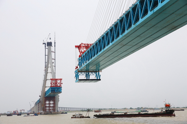 沪通长江大桥建设最新进展更新